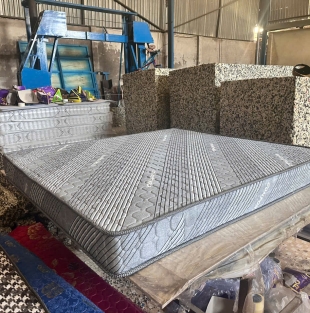 nệm áo 2 viền vãi gấm thun 0.8m*2.00m*100li
